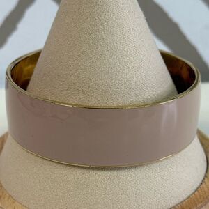 J Crew Nude Thick Bangle Bracelet